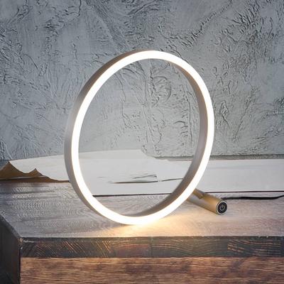 JUST LIGHT. GmbH LED Tischlampe Ritus, dimmbar, alu / grau / zink, für Wohn- / Esszimmer, Aluminium, Modern, LED Tischlampe Image