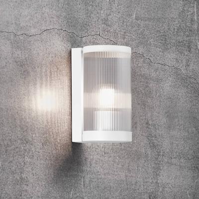 Nordlux Aussenwandleuchte Coupar, dimmbar, weiß / opal, Aluminium, Wandleuchte außen Image