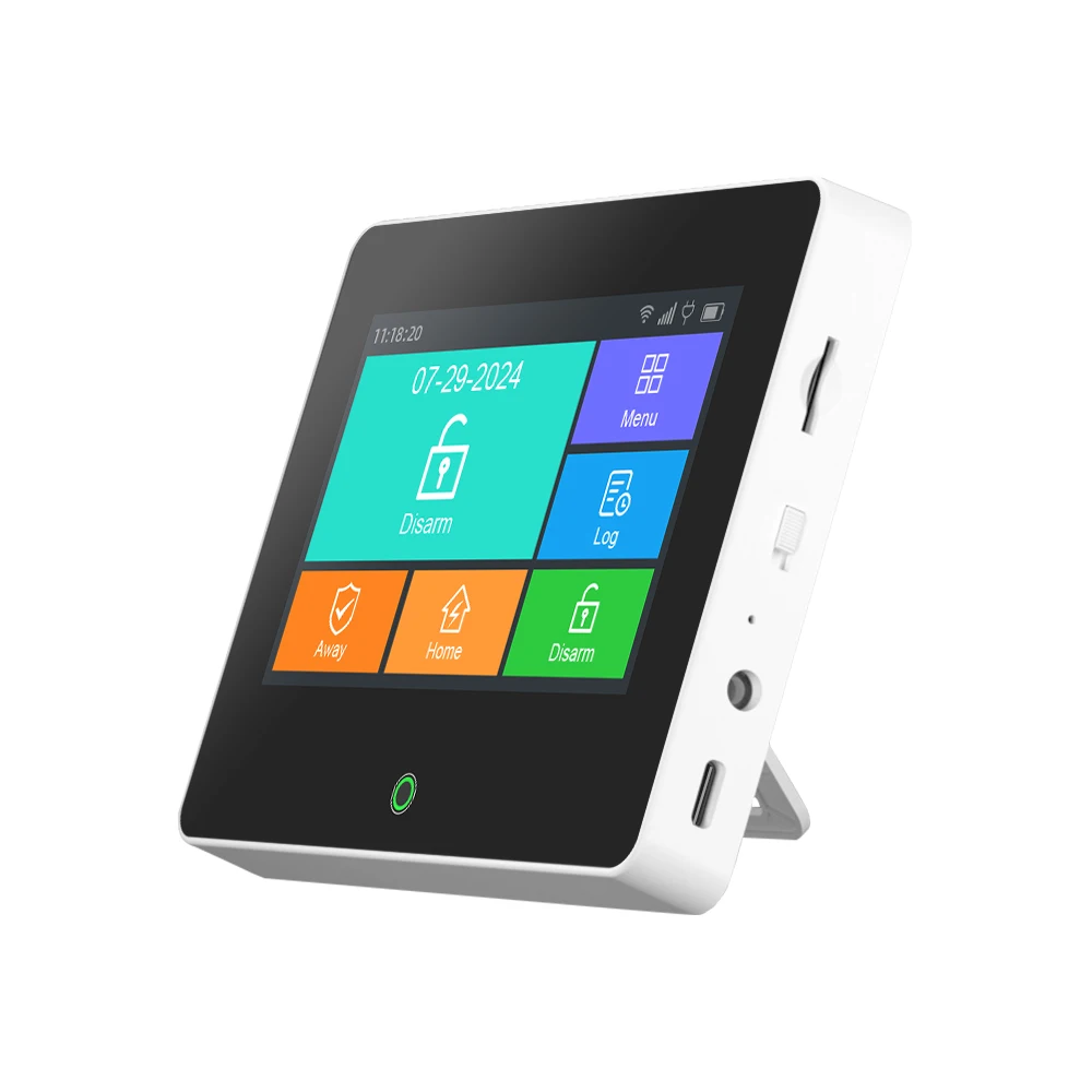 Tuya WiFi GSM Home Security Schutz Smart Alarm System TFT Bildschirm Einbrecher Kit Tuya APP Fernbedienung Scharf Und Unscharf Image