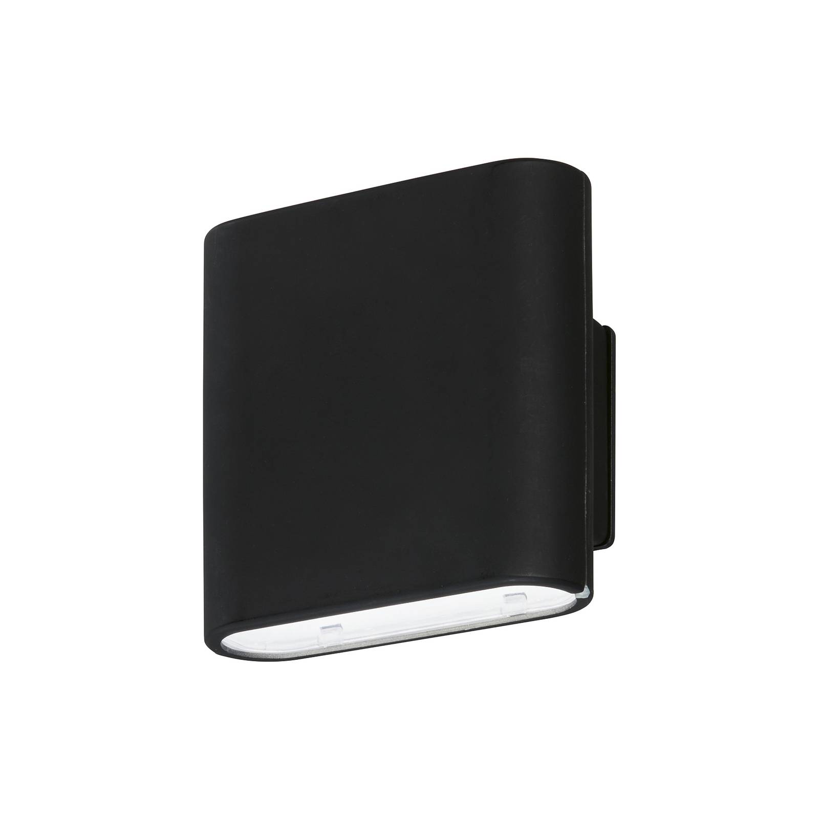 FH Lighting Aussenwandleuchte mit Bewegungsmelder Magnetic, schwarz, Metall, Modern