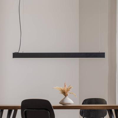 TK Lighting LED-Hängeleuchte Luxe, schwarz Länge 112,5 cm Metall 4.000 K Image