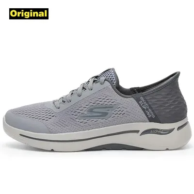 Skechers Men's shoes 2024 Fall fashion trend cushion-cushion-comfortable breathable athleisure shoes