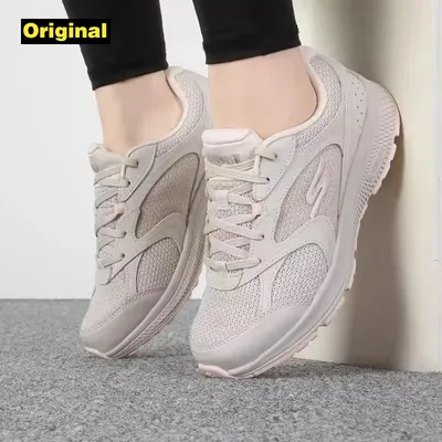 Skechers Women's Sneakers Summer mesh breathable casual running shoes Lightweight shock-absorbing