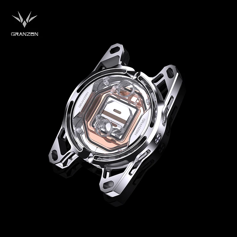 Bykski Granzon GAM0.1 CPU-Wasserblock für AMD-Plattform Ryzen 9, Ryzen 7, Ryzen 5, Ryzen 3, ThreadRipper AM5, AM4, AM3, AM3 Kühler Image