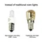 Lampadina da forno 25W/40W E14 220-240V Lampada da forno alogena sicura ad alta temperatura 500 ℃ Lampadina resistente al microonde per asciugatrice