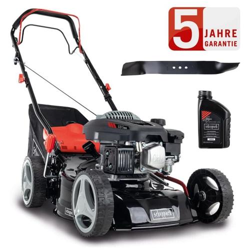 Benzin Rasenmäher RM420A 3,3PS mit Antrieb Breite 42cm +Öl +2.Messer - Scheppach
