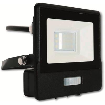 LED-Fluter, Bewegungsmelder VT-118S-1 (20282) eek: f, 10W, 735 lm, 6500K, schwarz - V-tac Image