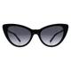 Banana Republic Cat Eye Womens Black Dark Grey Gradient BR 3002/S - One Size | Banana Republic Sale | Discount Designer Brands