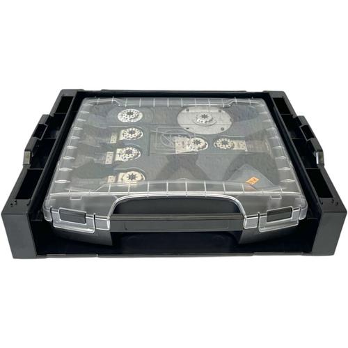 Multitool Zubehör Set Starlock Plus 33 tlg. + i-Boxx + i-Rack kompatibel mit L-Boxx 136 - Fein