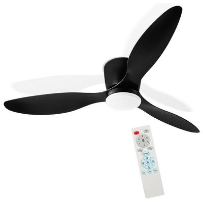 Swanew - Deckenventilator ø 132cm mit Beleuchtung und Fernbedienung Sommer/Winter für Schlafzimmer Image