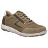 Sneaker JOSEF SEIBEL "Enrico 33", Herren, Gr. 42, bunt (sand, multi), Leder, kontrastfarbene Details, casual, Schuhe, Schnürschuh, Komfortschuh, Freizeitschuh mit Reißverschluss