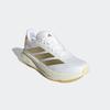 Laufschuh ADIDAS PERFORMANCE "DURAMO SL 2", Gr. 37, cloud weiß, gold metallic, orange tint, Textil, Synthetik, sportlich, Schuhe