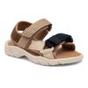 Sandale BISGAARD "nico Weite: normal", Kinder, Gr. 32, braun, beige, natur, navy, Textil, colorblocking, sportlich, Schuhe, Trekkingschuh, Badeschuh, Klettschuh, Größenschablone zum Download
