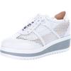 Schnürschuh HEINE, Damen, Gr. 35, weiß, Leder, Synthetik, Textil, sportlich, Schuhe