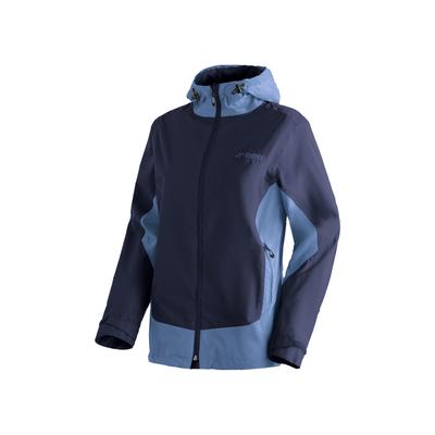 Outdoorjacke MAIER SPORTS "Brocken W", Damen, Gr. 36, blau (nachtblau), 100% Polyester, Jacken, Damen Jacke wasserdicht, Funktionsjacke 2 Taschen außen + Innentasche Image