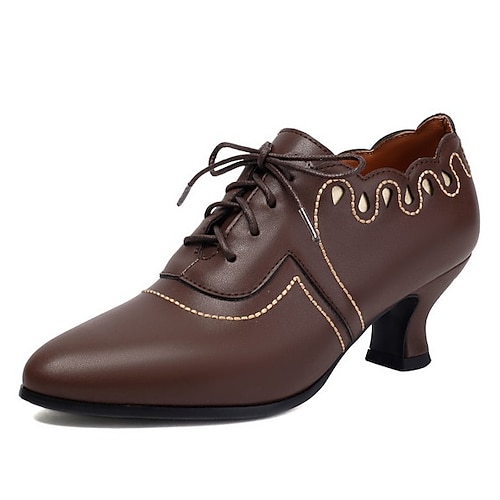 Rokoko Viktorianisch Renaissance Schuhe Stiefel Kostüm Damen königlich Maskerade Alltagskleidung Erwachsene Image