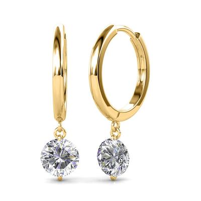 Grace Ohrringe - Gold und Kristall Image
