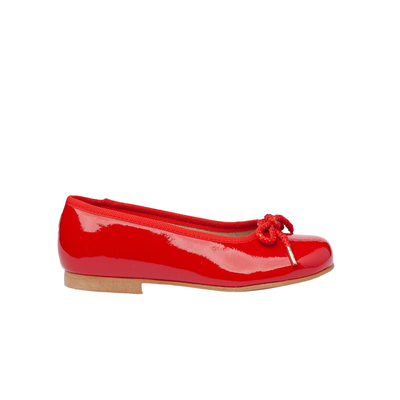 Ballerines de cérémonie en cuir verni Image