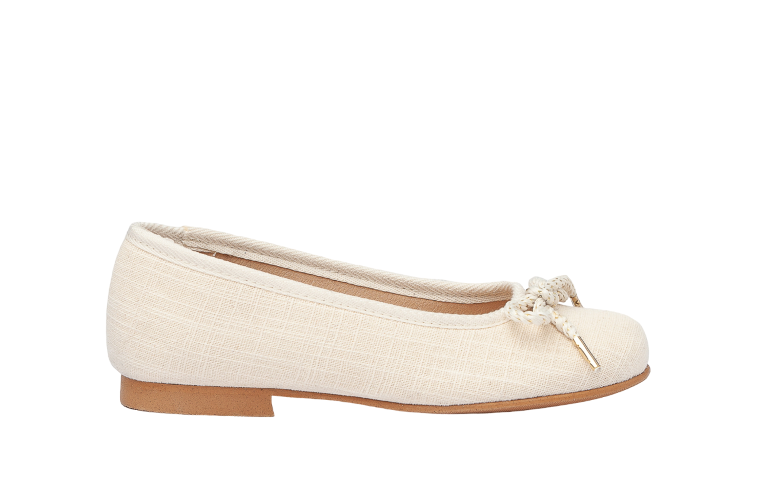 Zeremonie-Ballerinas aus Leder EU 33