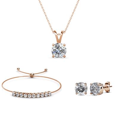 Crystal Mia Sets – Roségold und Kristall Image