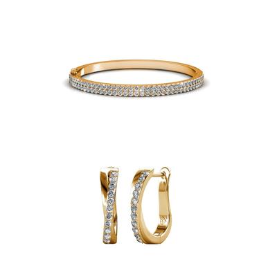 Glamour Criss Parures - Roségold und Kristall Image