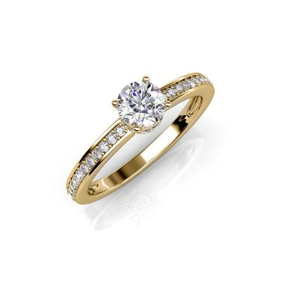 Elise Ring - Gold und Kristall Image
