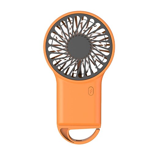 Faltbarer Cartoon-Mini-Ventilator – USB-wiederaufladbarer Handventilator mit Wanderschlaufe ideal für Kinder oder Reisen Image