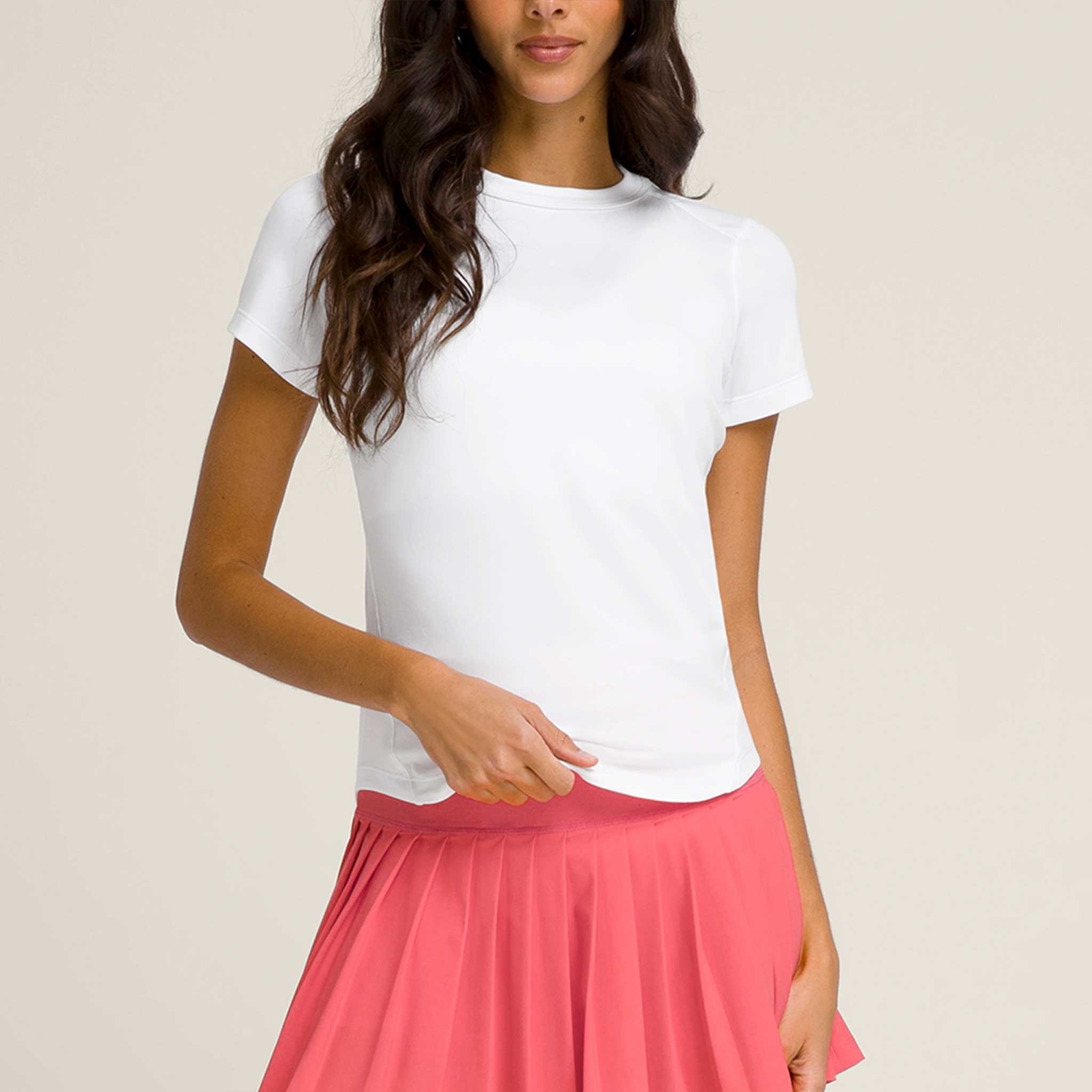 Wilson All Day Tee Women's Tennis Apparel Bright White