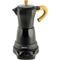Jocca machine à espresso électrique en noir pour jusqu'à 6 tasses avec tête pivotante à 360°