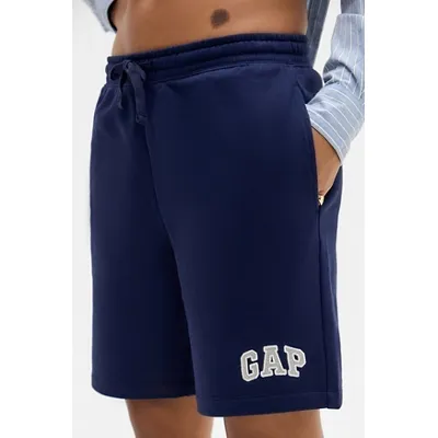GAP Heritage Logo Shorts - Navy XL at Urban Outfitters