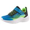 Sneaker SKECHERS KIDS "MICROSPEC ADVANCE", Kinder, Gr. 29, bunt (schwarz, limette), Textil, Lederimitat, kontrastfarbene Details, sportlich, Schuhe, Freizeitschuh mit Klettverschluss, Größenschablone zum Download