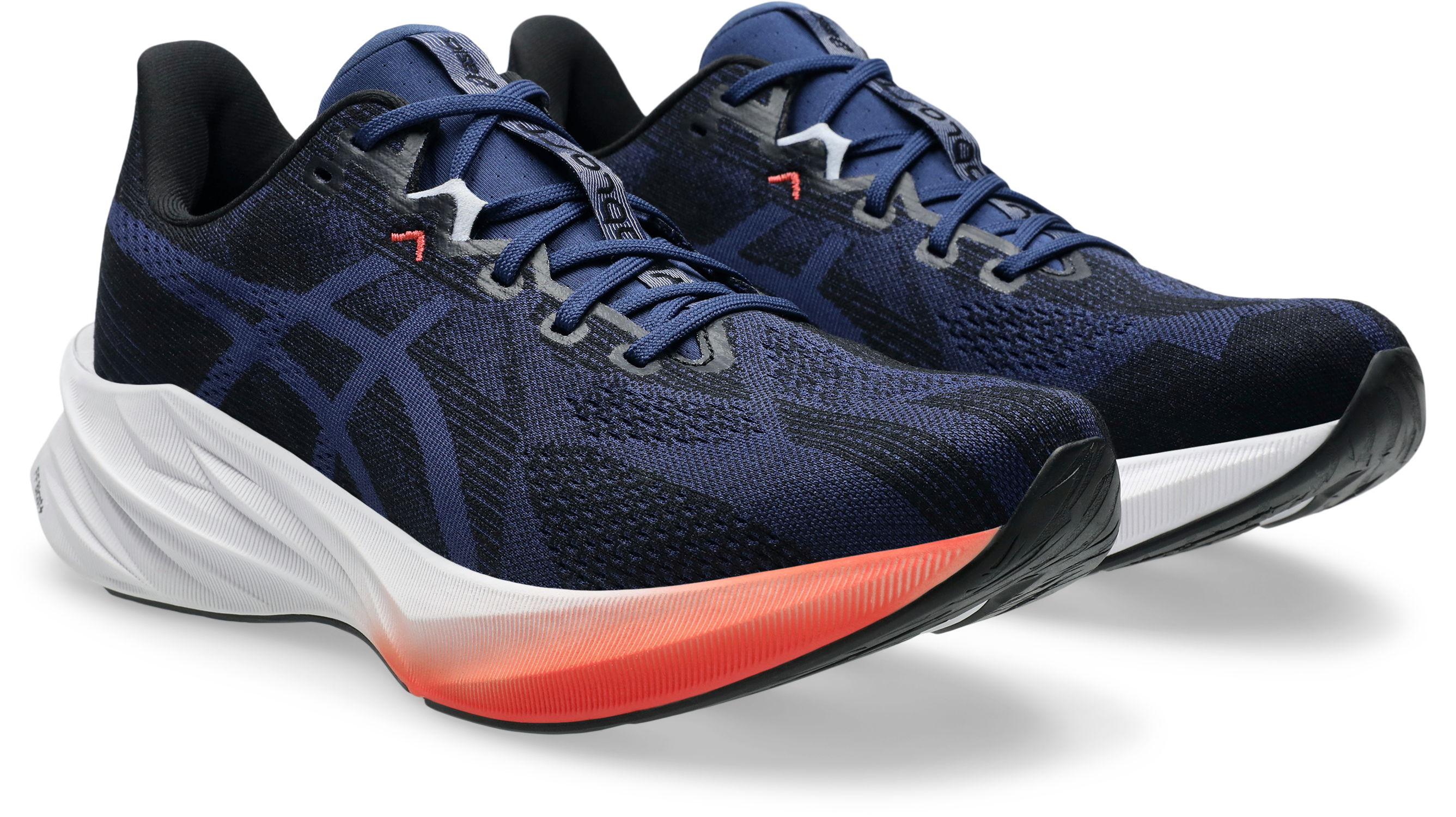 Laufschuh ASICS "DYNABLAST 5", Herren, Gr. 46, indigo blau, schwarz, Textil, Schuhe Laufschuh