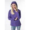 Outdoorjacke DEPROC ACTIVE "CAMBRIDGE WOMEN", Damen, Gr. 36/38 (M), lila, 100% Polyester, sportlich, Langarm mit Gummizug,mit verstellbarem Klettverschluss, Jacken, auch in Großen Größen erhältlich
