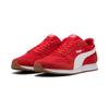 Sneaker PUMA "ST MILER", Gr. 40, for all time rot, puma weiß, gum, Textil, sportlich, Schuhe