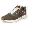 Sneaker DOCKERS BY GERLI, Herren, Gr. 43, grün (khaki), Textil, Synthetik, sportlich, Schuhe, Freizeitschuh, Schnürschuh, komfortabler Schuhweite G (=weit)