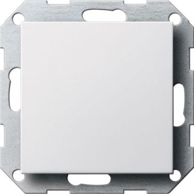 Gira - Zentralplatte Blindabd reinweiß mit System 55 026827 Schraubbef Image