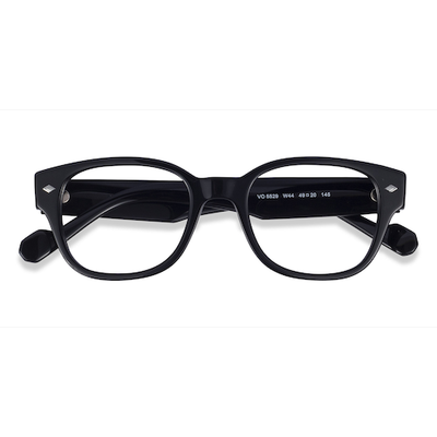 Unisex s wayfarer,wayfarer Black Acetate Prescription eyeglasses - Eyebuydirect s Vogue Eyewear VO5529