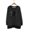 Michael Michael Kors Damen Sweatshirt, Gr. 48, schwarz, kein Etikett