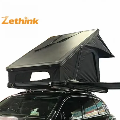 Off Road Car Pick Up 4x4 Hard Shell RoofTop Tent Camper Clamshell Roof Top Tent with Rain Cover Roof Tent
