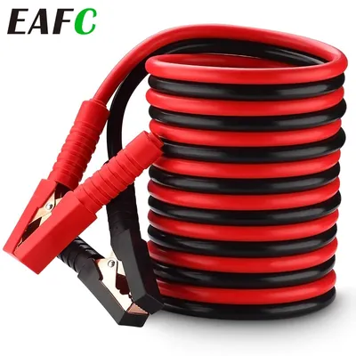 EAFC 3/4M Car Battery Power Cord Emergency Power Start Booster Cable Jumper Cable Emergency Fire Wire for Car Truck Van SUV