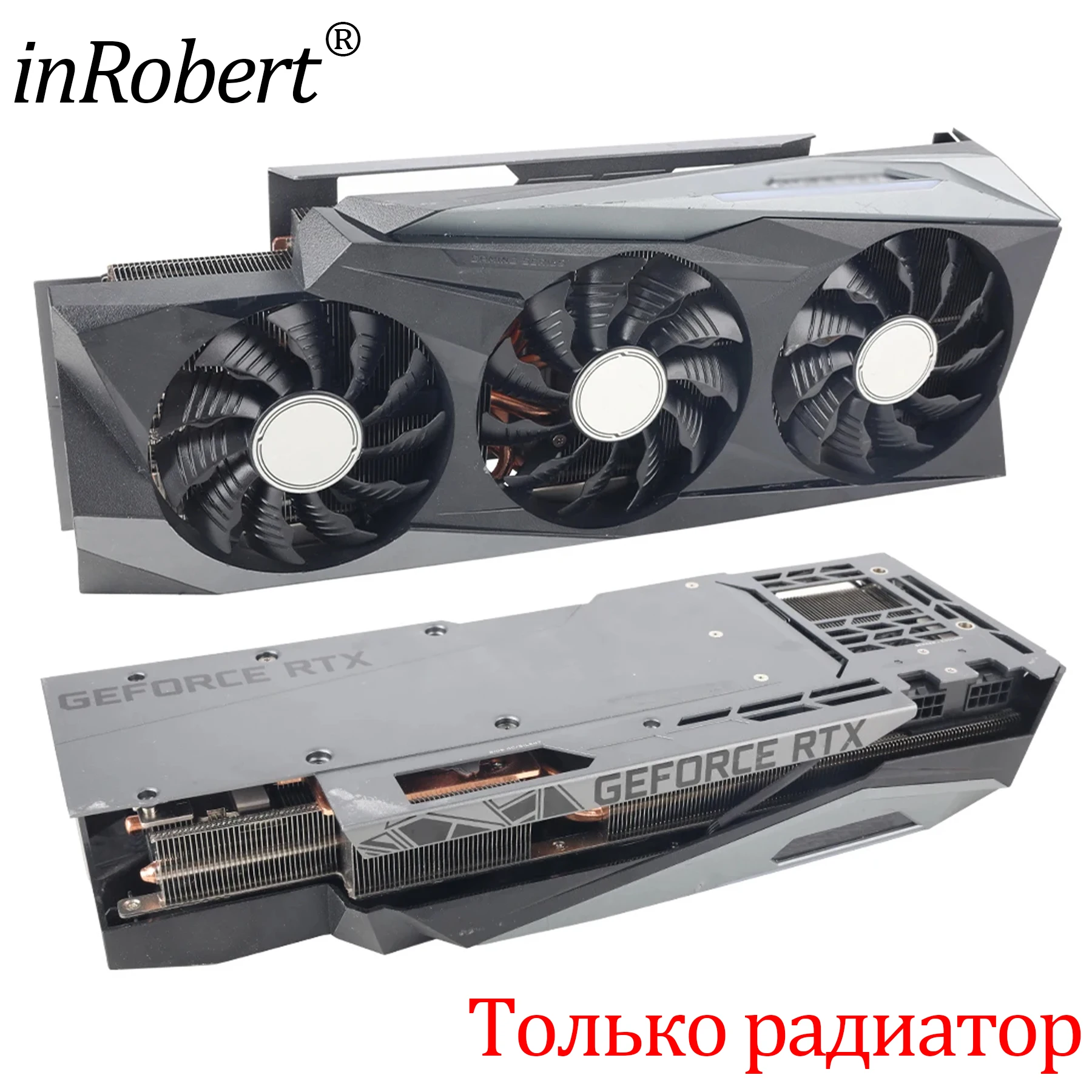 RTX 3090 Grafikkarten-Kühlkörper Ersatz für GIGABYTE RTX 3090 Gaming OC 24G Kühler mit Rückplatte