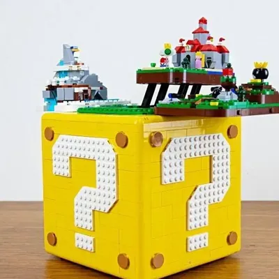 2064 stücke Fragezeichen Block Bausteine Kompatibel 71395 Ziegel Modell Set DIY Spielzeug für Kinder Image
