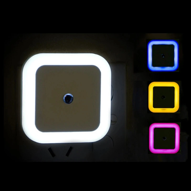 Drahtlose Sensor LED Nachtlicht EU Stecker Mini Platz Nacht Lichter Für Baby Kinder Wohnzimmer Schlafzimmer Korridor Beleuchtung Lampe