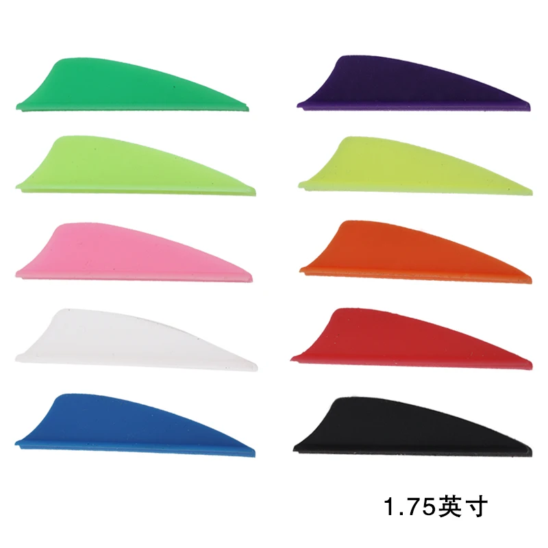 1.75 ''2'' 3 ''4'' Bogens chießen Pfeils chaufeln Schild geformte Kunststoff Pfeil Feder DIY Bogens chießen Schieß zubehör 50 teile/paket Image