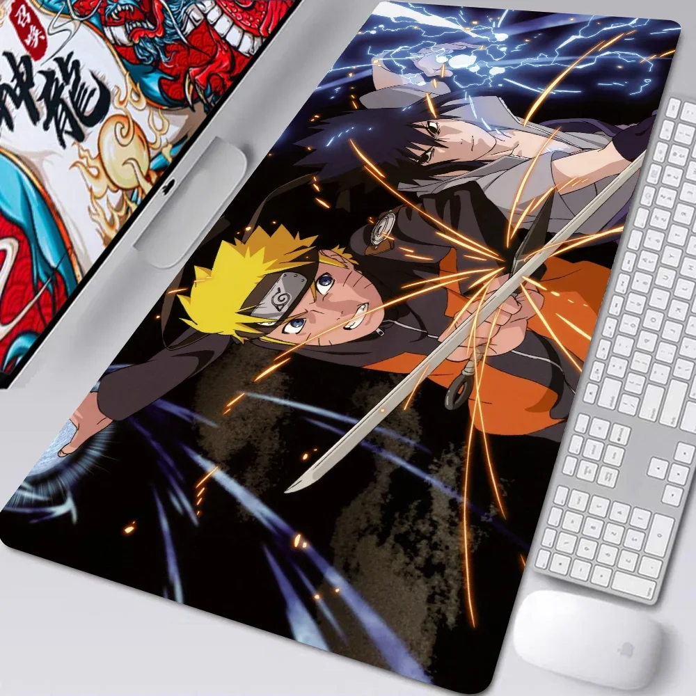 1pc naruto uchiha sasuke uzumaki naruto boden matte maus matte schreibtisch matte mit pad spiel zubehör xxl tastatur pad polster matte