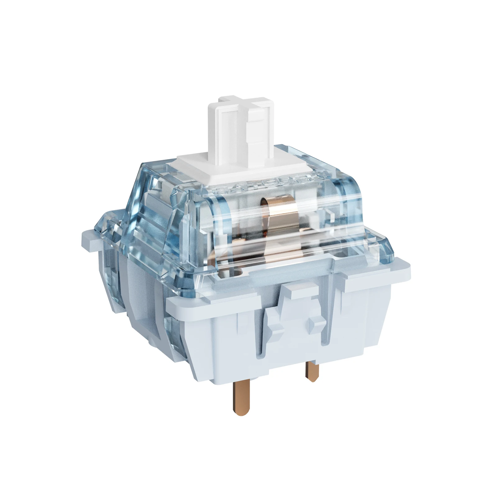 YUNZII Gateron Zero Linear Switches, vorgeschmierte 5-polige mechanische Schalter für Hot-Swap-Gaming-Tastatur und MX-Tastenkappen, 35 Stück/Packung Image