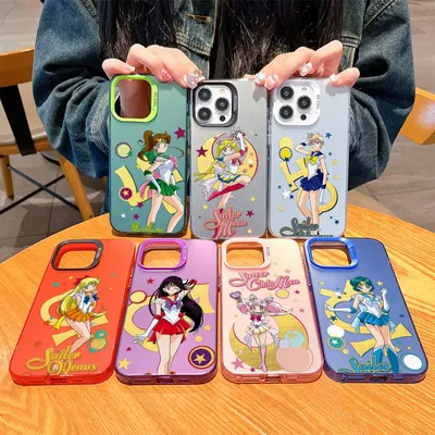 Neue Anime M-Moons s-Sailors Hülle für Xiaomi Redmi A1 13C 9C 9T Note 7 8 9 9S 10 11 12 13 Pro K60 Ultra 4G 5G matt stoßfest
