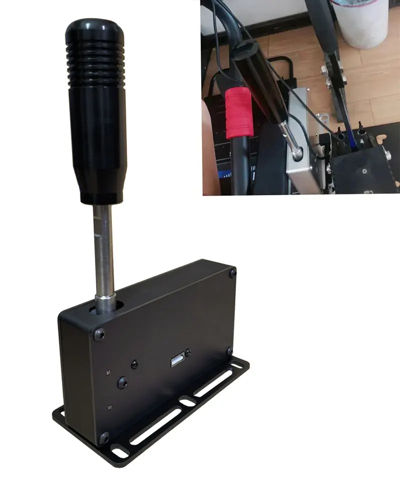 PC Sequential Shifter Schalthebel Sim für Logitech G27 G29 G920 G25 Racing Spiel Für ETS2 Simracing Für Thrustmaster T300RS/GT T500 Image