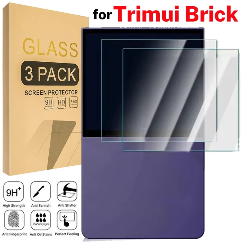 Displayschutzfolien aus gehärtetem Glas für Trimui Brick Spielkonsole, 9H Härte, Schutzfolien für Trimui Brick Spielzubehör Image
