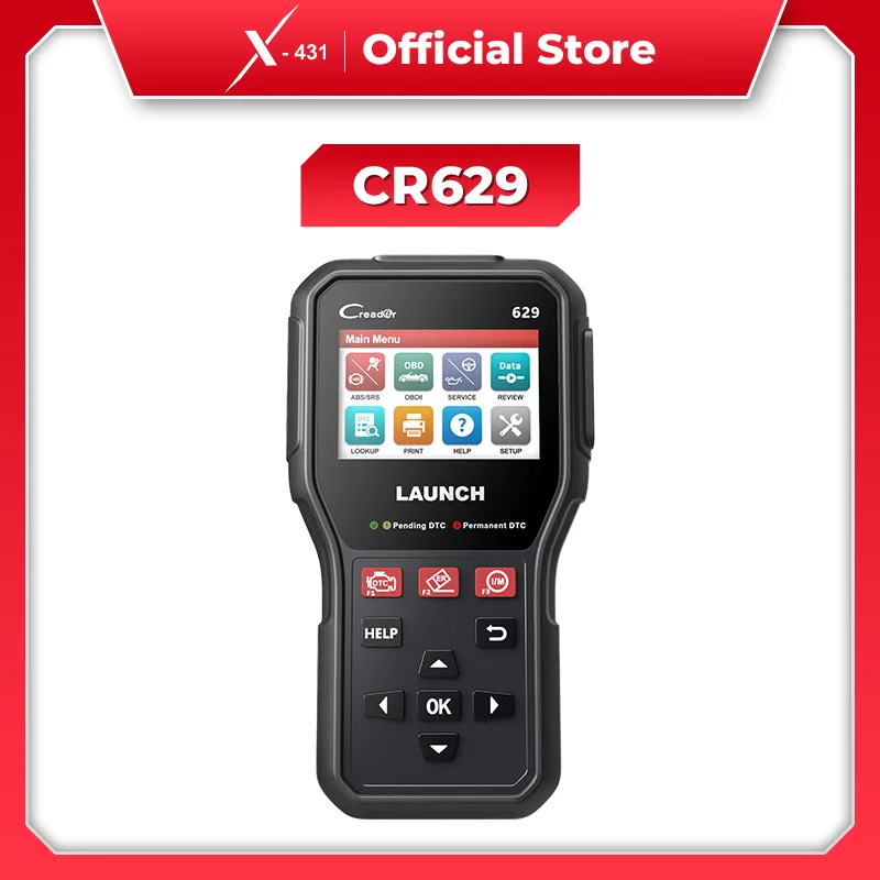LAUNCH CR 629 OBD2-Scanner, Auto-Codeleser, Kfz-Diagnosetool, Motor, Airbag, Auto-Scan Creader 629 Image